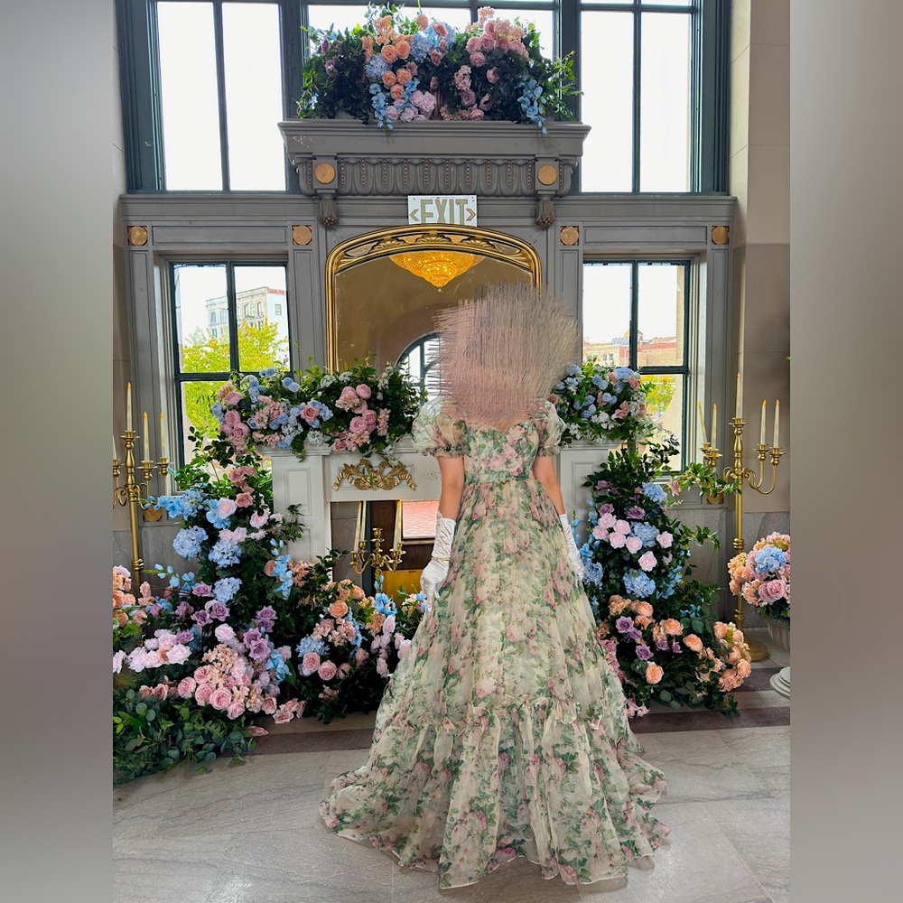 Selkie gown dress roses